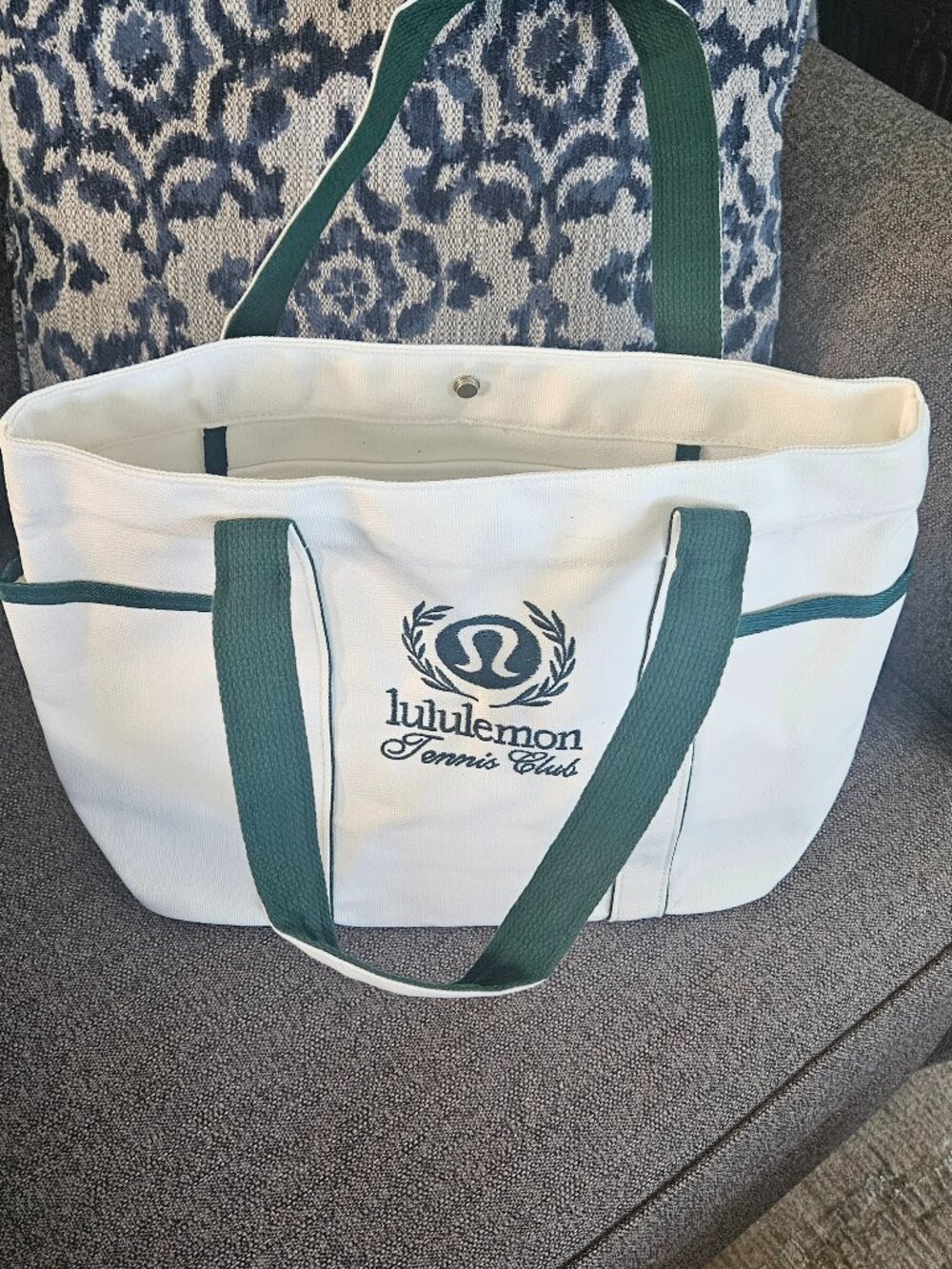 Lululemon Daily Multi-Pocket Large Canvas Tote Bag